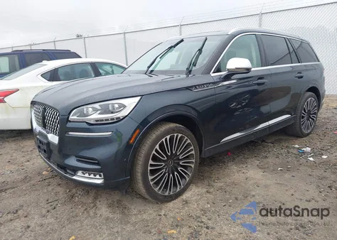 2020 Lincoln Aviator Black Label из США, поврежденный, VIN 5LM5J9XC1LGL24540